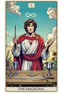 Puzzle - The Magician, Mag z kart tarota, puzzle drewniane 250 elementów - miniaturka - grafika 1