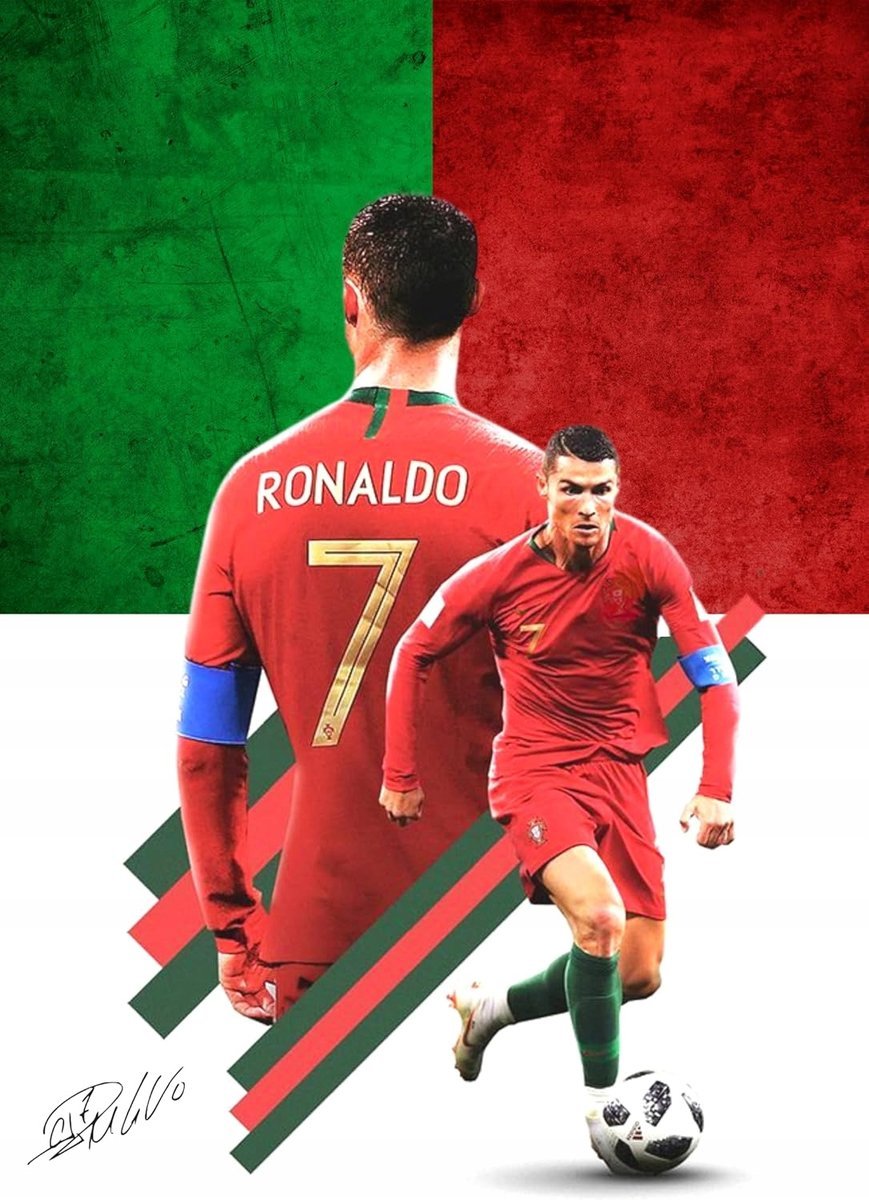 PUZZLE CRISTIANO RONALDO PIŁKA A3 252 el z Nadrukiem + IMIĘ Pudełko #74
