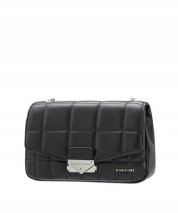 Torebka Damska Listonoszka Na Ramię Pikowana PUCCINI Czarna BML046M-1 - Torebki damskie Torebka Damska Listonoszka Na Ramię Pikowana PUCCINI Czarna BML046M-1 - Torebki damskie - miniaturka - grafika 1