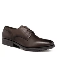 Półbuty męskie - Półbuty Geox U Walk Pleasure F U46H8A 00039 C6009 Brązowy - miniaturka - grafika 1