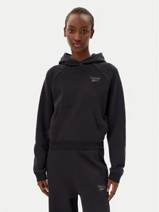 Reebok Bluza Icon Elements 100214101 Czarny Regular Fit - Bluzy damskie - miniaturka - grafika 1