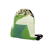 Torby szkolne - Worek Plecak Z Kieszonką Bowi 35X42  Moro Lampart Zielony - miniaturka - grafika 1