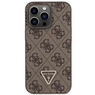 Etui Guess GUHCP13LP4TDSCPW na iPhone 13 Pro / 13 - brązowe Crossbody 4G Metal Logo - Etui i futerały do telefonów - miniaturka - grafika 3