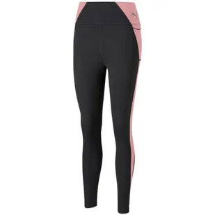 Legginsy Puma Evostripe High Waist 7/8 W 589158 (kolor Czarny. Różowy, rozmiar XS) - Legginsy - miniaturka - grafika 1