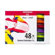 Przybory szkolne - Artequipment Artequipment TALENS AMSTERDAM ZESTAW 48X20 ML GENERAL SELECTION uniw 327643-uniw - miniaturka - grafika 1