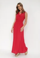 Sukienki - Bordowa Sukienka Clymiolea - miniaturka - grafika 1