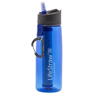 Shakery i bidony sportowe - LifeStraw Go, Butelka na wodę z filtrem, 650 ml, Navy Blue, Renew - miniaturka - grafika 1