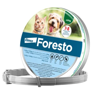 ELANCO Foresto Obroża dla kotów i psów poniżej 8kg + PETS ANTI INSECT 250ml - Artykuły przeciw pasożytom - miniaturka - grafika 2