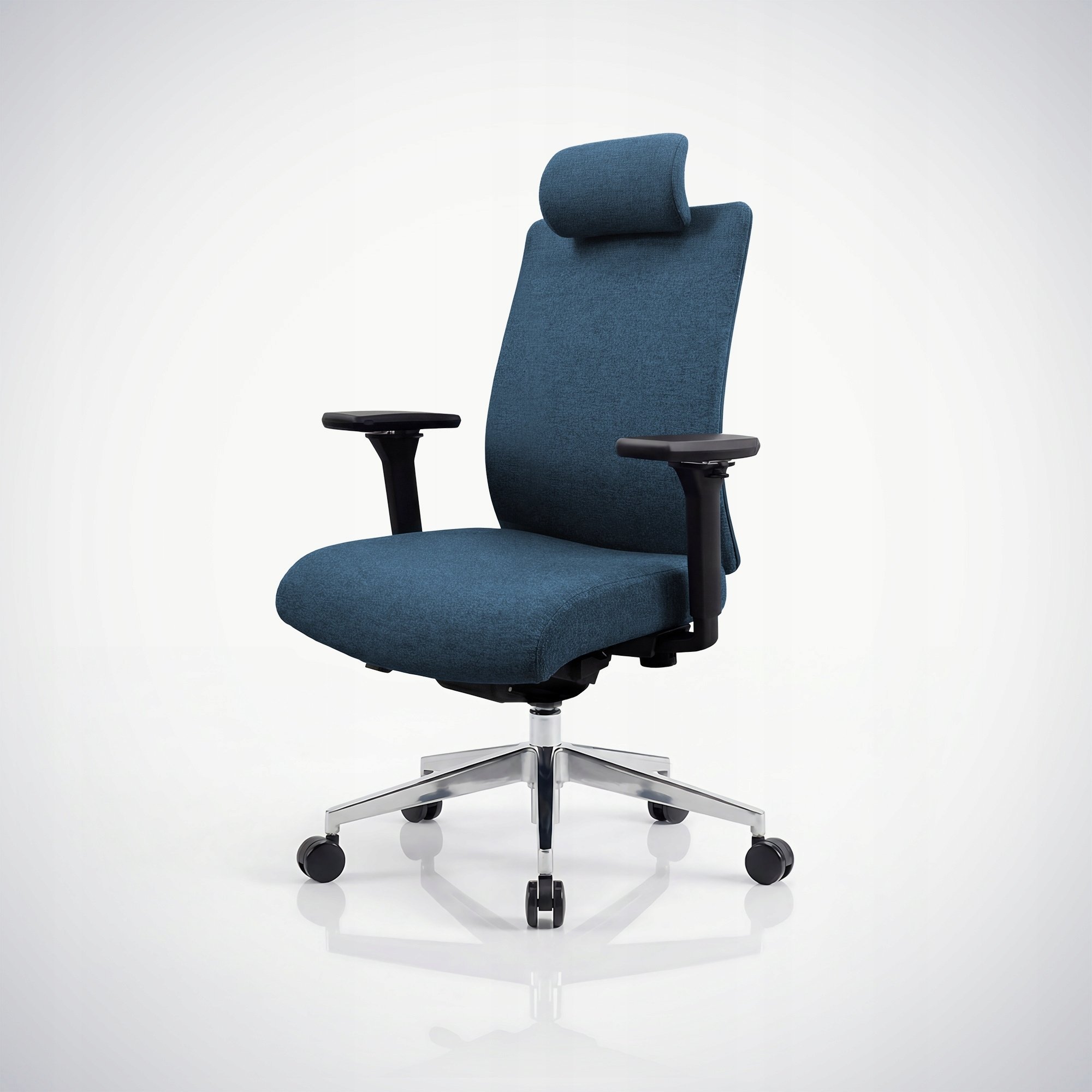 JAN NOWAK Fotel biurowy ergonomiczny ciemnoniebieski VECTOR