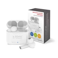 Słuchawki - Savio TWS 07 PRO Biały - miniaturka - grafika 1