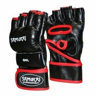 Rękawice bokserskie - RĘKAWICE MMA PRO SAMURAJ r.XXL PU BLACK - miniaturka - grafika 1
