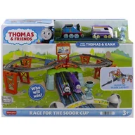 Pociągi dla dzieci - Fisher Price Kolejka Tomek i Przyjaciele Wyścig o Puchar Sodoru HFW03 - miniaturka - grafika 1