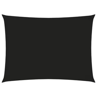 vidaXL Lumarko Prostokątny żagiel ogrodowy, tkanina Oxford, 3,5x5 m, czarny! 135765 - Parasole ogrodowe - miniaturka - grafika 1