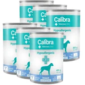 Mokra karma dla psów - Calibra Veterinary Diets Dog Hypoallergenic Insect & Salmon 6x400g - miniaturka - grafika 1