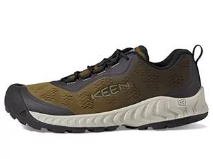 KEEN Męskie buty trekkingowe Nxis Speed, Wojskowy oliwkowy Ombre, 47 EU - Buty trekkingowe męskie - miniaturka - grafika 1