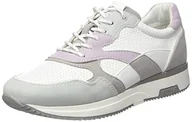 Sneakersy damskie - MUSTANG Damskie 1418-304 sneakersy, szare/białe, 42 UE - miniaturka - grafika 1