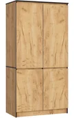 Szafy - Wysoka szafa na ubrania z drążkiem dąb craft P3-A48 - miniaturka - grafika 1
