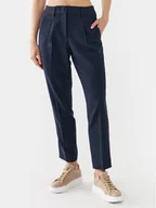 Spodnie damskie - Weekend Max Mara Spodnie materiałowe Freccia 2351361133 Granatowy Slim Fit - miniaturka - grafika 1
