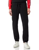 Spodenki męskie - Champion Męskie spodnie treningowe Rochester 1919 z logo Fleece Elastic Cuff, czarne, XL, czarny, XL - miniaturka - grafika 1