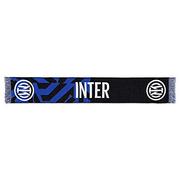 Apaszki i szaliki damskie - Inter Szalik Nowe Logo Jaquard, Różne Kolory, Stadion Unisex-Adult Dwukolorowy Wzór Czarny/Niebieski, Jeden Rozmiar - miniaturka - grafika 1