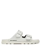 Klapki i japonki męskie - KARL LAGERFELD Klapki Kondo Tred KL70975 Biały - miniaturka - grafika 1