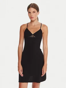 Hunkemöller Halka Jersey Slip 302850 Czarny Slim Fit - Piżamy damskie - miniaturka - grafika 1