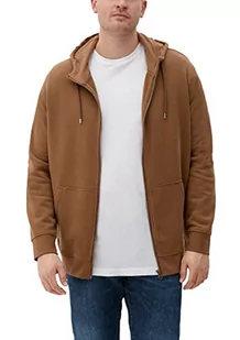 s.Oliver Big Size Bluza męska 2124683, brązowa, 3XL - Bluzy męskie - miniaturka - grafika 1