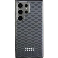 Etui i futerały do telefonów - Audi IML Pattern MagSafe Case S24 Ultra S928 czarny/black hardcase AU-IMLMS24U-Q5/D3-BK - miniaturka - grafika 1