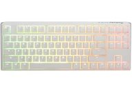 Klawiatury - Ducky One 3 Classic Pure White TKL Gaming Tastatur RGB LED - MX-Clear klawiatura USB Niemiecki Biały DKON2187ST-WDEPDPWWWSC1 - miniaturka - grafika 1