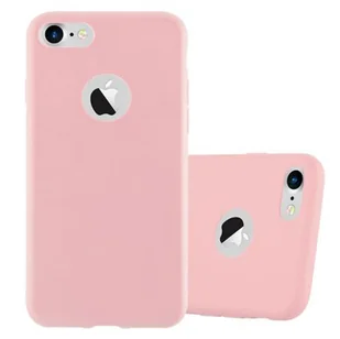 Pokrowiec Do Apple iPhone 7 / 7S / 8 / SE 2020 Etui w CANDY RÓŻOWY TPU Silikon Obudowa Case Cover Ochronny Plecki Cadorabo - Etui i futerały do telefonów - miniaturka - grafika 1