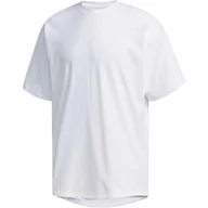 Odzież trekkingowa damska - Adidas, Koszulka męska, M MH S/S TEE W FM5391, biały, rozmiar M - miniaturka - grafika 1