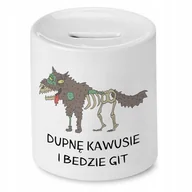 Skarbonki - Dla Standupera Skarbonka na Urodziny na Prezent z Nadrukiem ze Zdjęciem + Opakowanie na prezent (wzór 01) - miniaturka - grafika 1