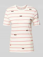 Koszulki i topy damskie - T-shirt o kroju regular fit z nadrukiem z motywem model ‘KITA’ - miniaturka - grafika 1