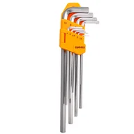 Klucze i nasadki - Zestaw kluczy imbusowych imbusy długie 1,5-10mm Coofix CFH-D02001-1 - miniaturka - grafika 1