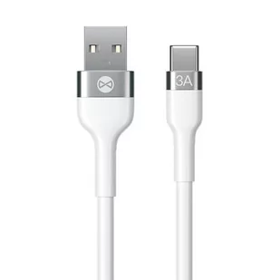 Kabel USB - USB Typ-C FOREVER Flexible 3A 1 m Biały - Kable USB - miniaturka - grafika 1