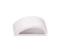 Lampy ścienne - Sollux SL.1458 - Kinkiet ATENA 1xE27/15W/230V biały - miniaturka - grafika 1