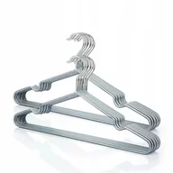 Wieszaki i stojaki - Wieszaki Metalowe Ubraniowe Ubrania Powlekane 20X - miniaturka - grafika 1