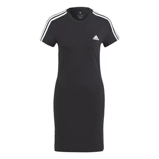 adidas W 3s Fit T Dr Sukienka damska - Sukienki - miniaturka - grafika 1