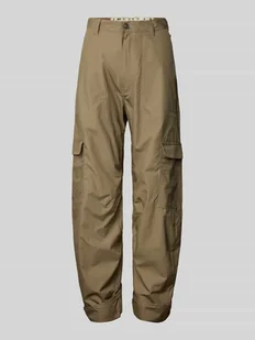 Spodnie cargo o kroju baggy fit z wpuszczanymi kieszeniami model ‘Judee’ - Spodnie damskie - miniaturka - grafika 1
