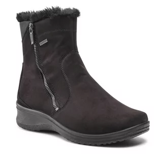 Botki damskie - Ara Botki GORE-TEX 12-48501-61 Schwarz - grafika 1