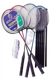 Spartan Zestaw do badmintona 5W1 słupki siatka rakiety lotki pokrowiec 500 galeriasportowa.pl-26076-0 - Badminton - miniaturka - grafika 1