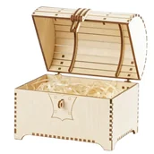 Pudełka i szkatułki - Drewniany kuferek na prezent - miniaturka - grafika 1