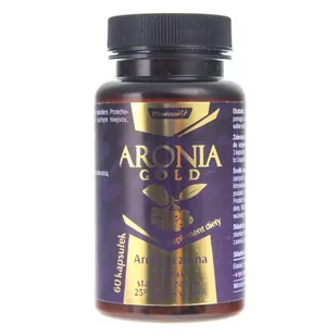 Pharmovit Aronia Gold 25% Antocyjanów 60kaps - Witaminy i minerały - miniaturka - grafika 1