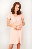 Piżamy ciążowe - Koszulka  Model 3032 (kolor różowy, rozmiar 36) - miniaturka - grafika 1