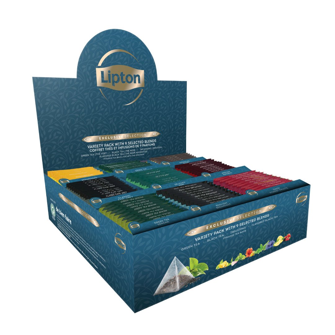 Lipton Exclusive Selection Variety Pack - 9 smaków 108 kopert