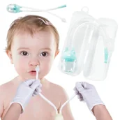 Aspiratory do nosa - ASPIRATOR DO NOSA NA KATAREK NA KATAR DLA DZIECI MANUALNY + ETUI - miniaturka - grafika 1
