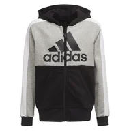 Bluzy sportowe damskie - Bluza adidas Colorblock Fleece HC5653 - multikolor - Adidas - miniaturka - grafika 1