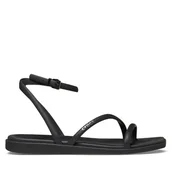 Sandały damskie - Sandały Crocs Miami Ankle Strap Sandal 212256 Czarny - miniaturka - grafika 1