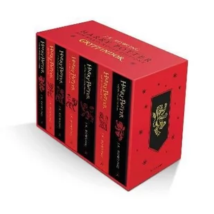 Paperback Box Set: Harry Potter. Gryffindor House Editions - Pozostałe książki - miniaturka - grafika 1