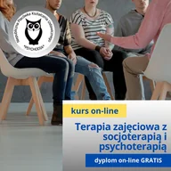 Pomoce naukowe - Metodyka terapii zajęciowej z elementami socjoterapii i psychoterapii kurs online - miniaturka - grafika 1